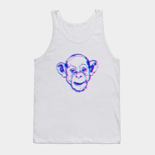 3D Red Blue Anaglyph Glasses Tank Top
